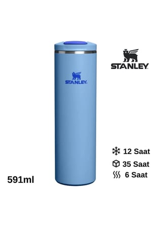Stanley The Transit Fliptop Mug 0.59 L Termos Kupa Bardak Matara Mavi, 10-13061-0026