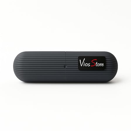 Vios Store Taşınabilir Diş Fırçası Kutusu | Bardaklı Seyahat Tipi Hijyenik Saklama Kabı