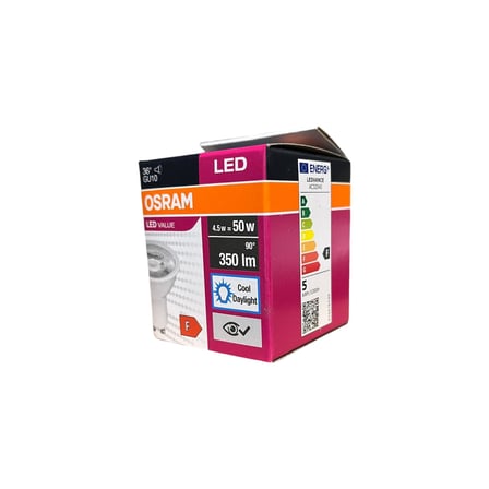 Osram Gu10 Led Ampul 4.5W 6500K Beyaz İşık - 15.000 Saat Ömür