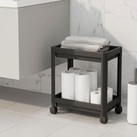 Deconox 2 Katlı Tekerlekli Tezgah Altı Düzenleyici, Mutfak, Banyo