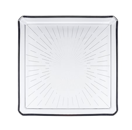 Paşabahçe Madlen Servis Tabağı 68683 Madlen Crystal Glass 24x24