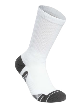 Under Armour New Ua Perf Tech 3Pk Crew Unisex Yetişkin Çorap White/White/Jet Gray MD
