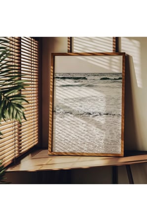 Fark Tanıtım Neutral Wall Art Çerçevesiz Poster, Modern Dekoratif Çerçevesiz Poster, Tablo