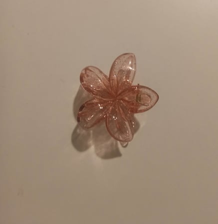 Lexroo Lotus Saç Tokası – Büyük Boy 8 cm, Tekli Saç Tokası, Lotus Çiçeği Tasarımı