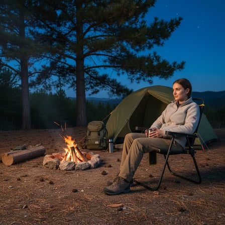 Lexroo Nurgaz NG N098 Campout Orion Katlanır Kamp Sandalyesi