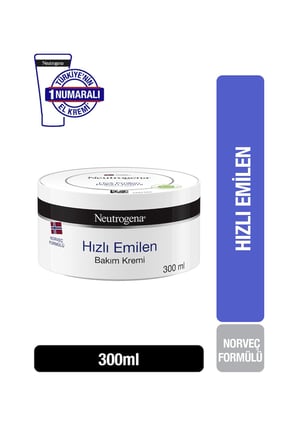 neutrogena hızlı emilen bakım kremi (300 ml)