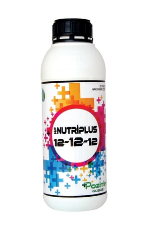 Nutriplus 12-12-12 Dengeli Sıvı Bitki Besleme 1 LT Gübre Azot Fosfor Potasyum