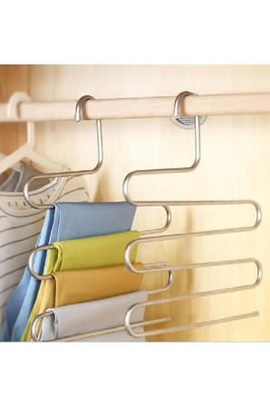 5 Katlı Metal Pantolon ve Eşarp Askısı - 1 Adet