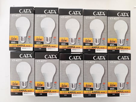 Lexroo CATA CT-4277B LED Ampul, 9 W, 730 lm, Beyaz Işık 10 lu paket