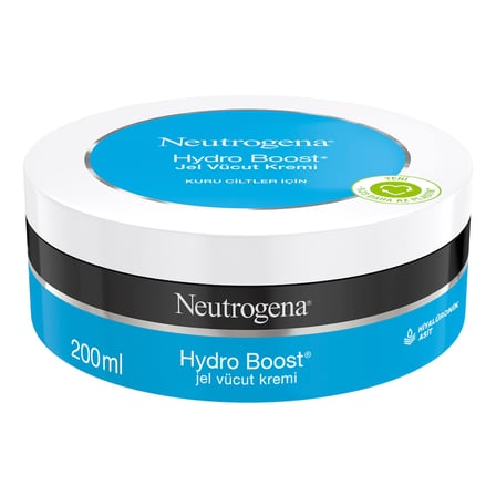 Neutrogena Hydro Boost Hızlı Emilen Vücut Kremi Kavanoz Hyalüronik Asit İçerikli Nemlendirici Jel