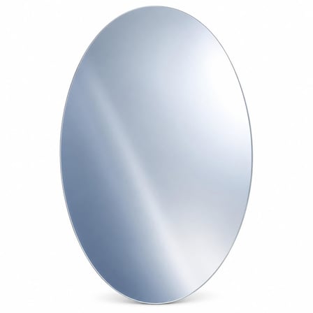 HUMAS Kırılmaz Kendinden Yapışkanlı Oval Ayna 25 x 40 cm