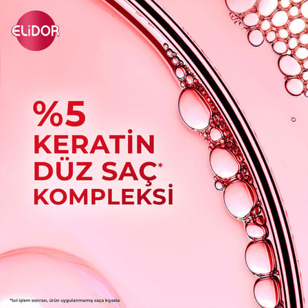 Elidor Saç Bakım Maskesi Yoğun Onarıcı Brezilya Keratin Terapisi 220 Mililitre