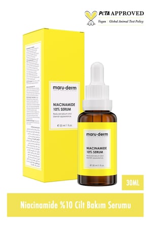 Maruderm Niacinamide%10 + Hyalüronik Asit + Panthenol Cilt Bakım Serumu