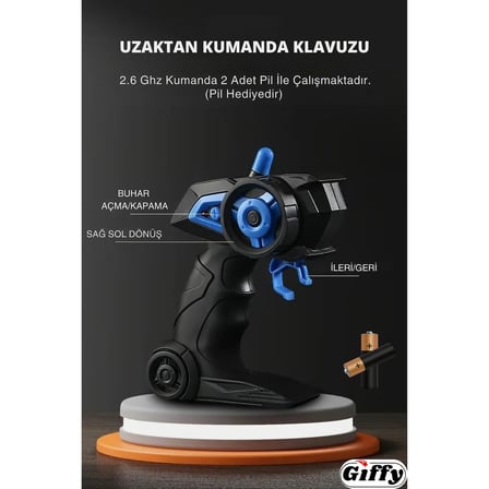 Lexroo Giffy/Uzaktan Kumandalı RC Kamyonet,Yük Taşıma Aracı,Sesli,Işıklı,Şarjlı,,2.4 Ghz Araç