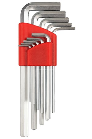 Proalet 9 Parça L Alyan Anahtar Takımı, Metrik 1.5–10 mm Boyutlu, Dayanıklı, Taşıma Aparatlı