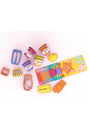 ChildGen Doğal Oyun Hamuru Sevimli Patiler - Fashion Set