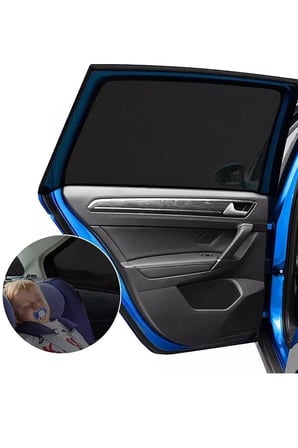 BYENS Araç Güneşlik Araba Perdesi Yan Cam Perde Güneş Önleyici Oto İçi Güneşliği İçin Sinekliği