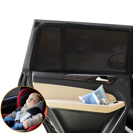 BYENS Araç Güneşlik Araba Perdesi Yan Cam Perde Güneş Önleyici Oto İçi Güneşliği İçin Sinekliği