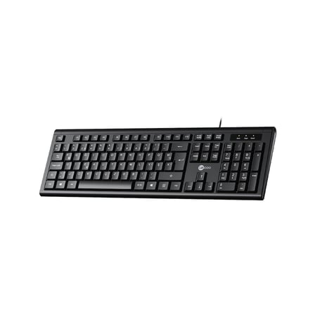 Lecoo KB101 USB Kablolu Türkçe F Klavye Siyah