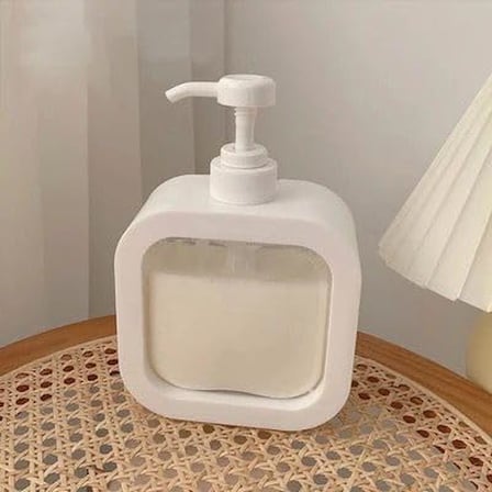 YunHan 400 ml Dikdörtgen Banyo Mutfak Sıvı Sabunluk Bulaşık Lavabo Deterjanlık,Tezgah Üstü