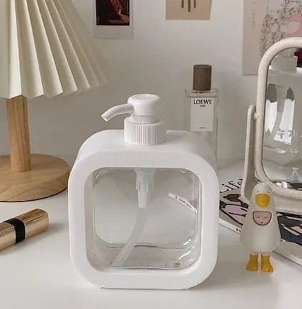 YunHan 400 ml Dikdörtgen Banyo Mutfak Sıvı Sabunluk Bulaşık Lavabo Deterjanlık,Tezgah Üstü