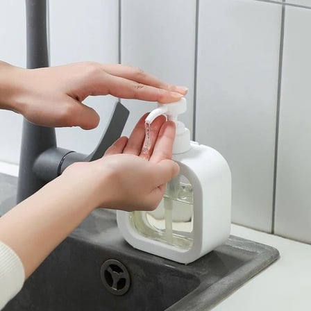 YunHan 400 ml Dikdörtgen Banyo Mutfak Sıvı Sabunluk Bulaşık Lavabo Deterjanlık,Tezgah Üstü