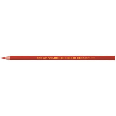 BIC Evolution Kırmızı Kopya Kalemi 12'li Blister,Kıymık Oluşturmaz, Çiğnemeye Karşı Dayanıklı