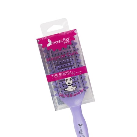 Nascita Magical Curl Mor Saç Fırçası - 58