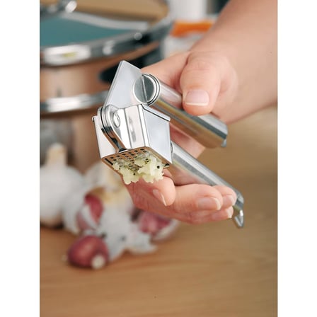 WMF Profi Plus Sarımsak Presi, 17,5 cm, Cromargan® Yüksek Kaliteli Yarı Mat Paslanmaz Çelik