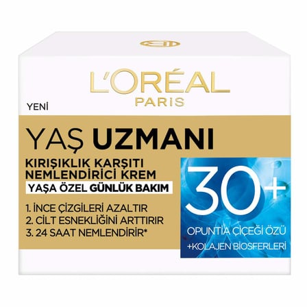 L'Oréal Paris Yaş Uzmanı 35+ Kırışıklık Karşıtı Nemlendirici Krem
