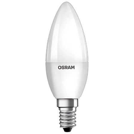 Osram 10'lu Value B40 4.9W 827 2700K Sarı Renk E14 Mum LED Ampul