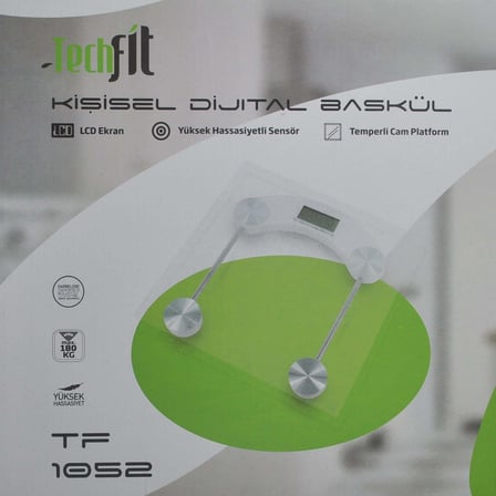 Techfit Tf 1052 Dijital Temperli Tartı Cam Baskül