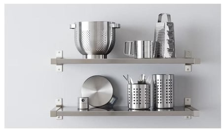 IKEA IDEALISK PASLANMAZ ÇELİK RENDE