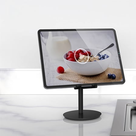 Bix Saiji S1-II Masa için Cep Telefonu & Tablet Standı, Ayarlanabilir Yükseklik Açısı, iPhone, iPad