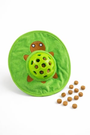 Busstier Çok Renkli Sesli Kedi Köpek Oyuncağı Ödül Mamaları İçin Zeka Geliştirici Puzzle Mama Topu