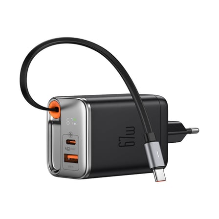 Mcdodo CH-4100 67W Gan Typec Kablolu Hızlı Şarj Adaptörü