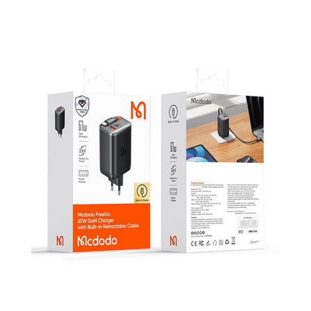 Mcdodo CH-4100 67W Gan Typec Kablolu Hızlı Şarj Adaptörü