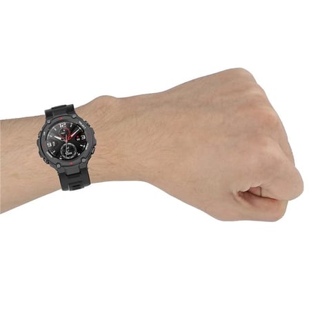 Coverzone Amazfit T-rex ve T-rex Pro Akıllı Saat ile Uyumlu Solitude Yumuşak Silikon Spor Yedek