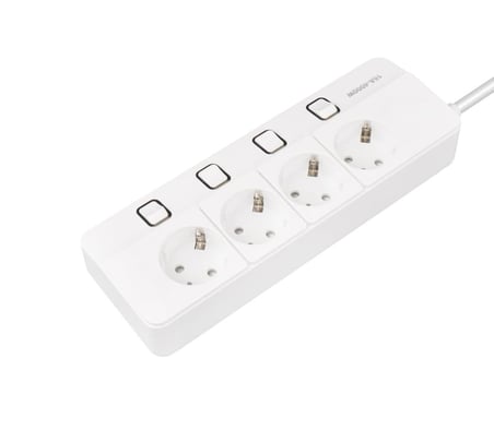 TechMore Yamatik XMAN 4'lü Ayrı Anahtarlı 1.3 Metre 4000W 16Ah Termal Güvenlik Akım Korumalı Grup