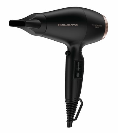 Rowenta Compact Pro+ CV6930 profesyonel saç kurutma makinesi, 2200 W, uzun ömürlü AC motor