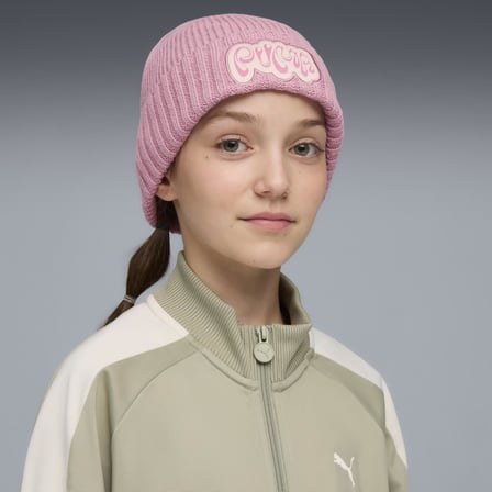 PUMA Unisex Çocuk COMIC Mid Crown Beanie Jr Şapka Poised Pink Tek Beden