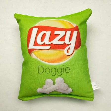 Tineke Cips Dayanıklı Sesli Köpek Oyuncağı 1 Adet (LAZY)