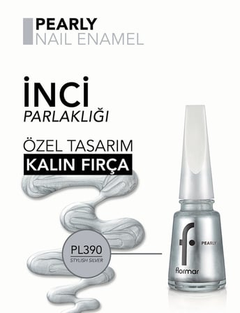 Pearly Yarı Transparan & Parlak Bitişli Sedefli Oje
