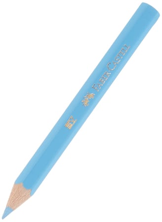 Faber-Castell Karton Kutu Boya Kalemi, 12 Renk, Yarım Boy, Parlak ve Canlı Renkler, Örtücü Etki