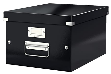 Leitz 60440095 orta boy saklama ve taşıma kutusu (A4, Click ve Store için) siyah
