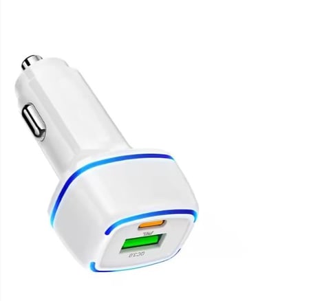 HEARTZ CR01 ARAÇ ŞARJ ADAPTÖRÜ DUAL PORT PD ARAÇ ŞARJI YENİ NESİL PD + STANDART USB LEDLİ A KALİTE