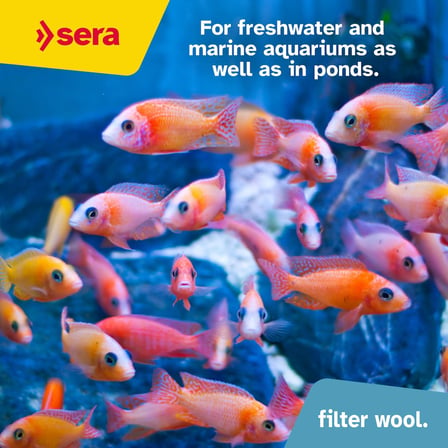 Sera Filtre Yünü 250 g, 8.5 oz. Akvaryum Filtre Aksesuarları