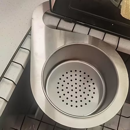 Promosyonca Paslanmaz Çelik Evye Süzgeç Sepeti, Lavabo İçi Yemek Atığı ve Sebze Meyve Süzgeci