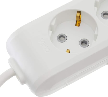 VİKO Multi-Let 4lü Topraklı Kablolu Ç.K 2mt Priz