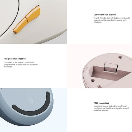 XIAOMI WIRELESS MOUSE 3 BLUE - Kablosuz Mouse Mavi (Xiaomi Türkiye Garantili)